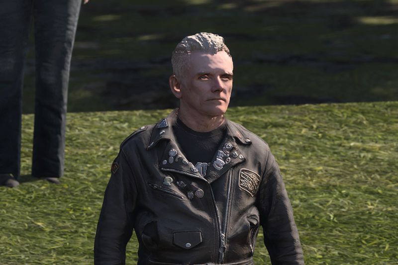 Gran Turismo screenshot showing a low quality character model