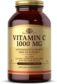 Solgar Vitamin C 1000 mg, 250 Vegetable CapsulesWas $37.29 Now $23.64 at Amazon