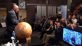NASA Administrator Bolden at Curiosity One-Year Anniversary Celebration