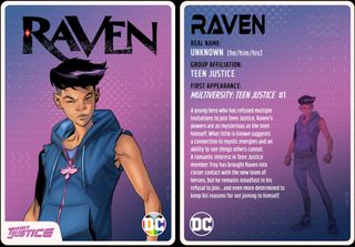 Raven (real name unknown) — he/him/his in Multiversity: Teen Justice