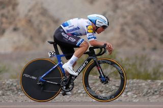 European time trial champion Remco Evenepoel (Deceuninck-QuickStep) races against the clock on stage 3 of the 2020 Vuelta a San Juan in Argentina