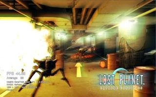 Explosions in Lost Planet are extremely well done and don't kill the game's frame rates.