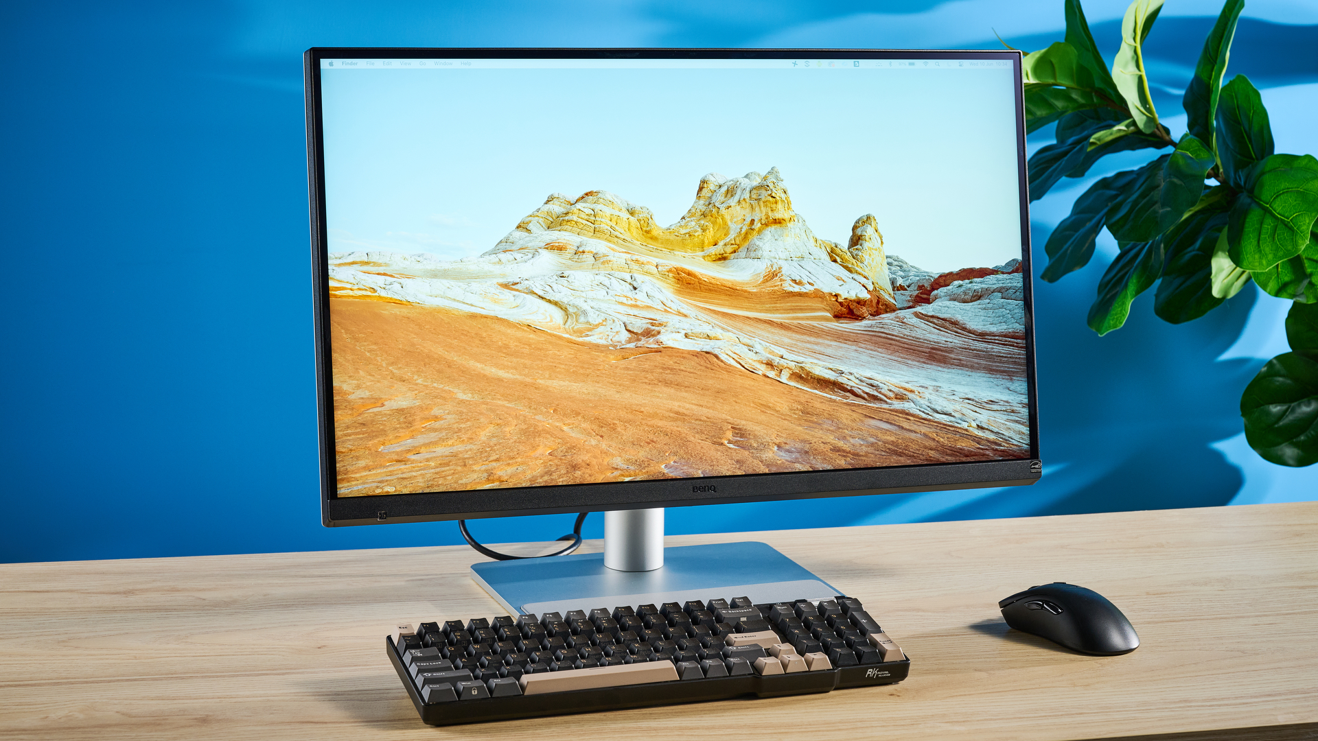 A BenQ MA270S monitor designed for MacBooks