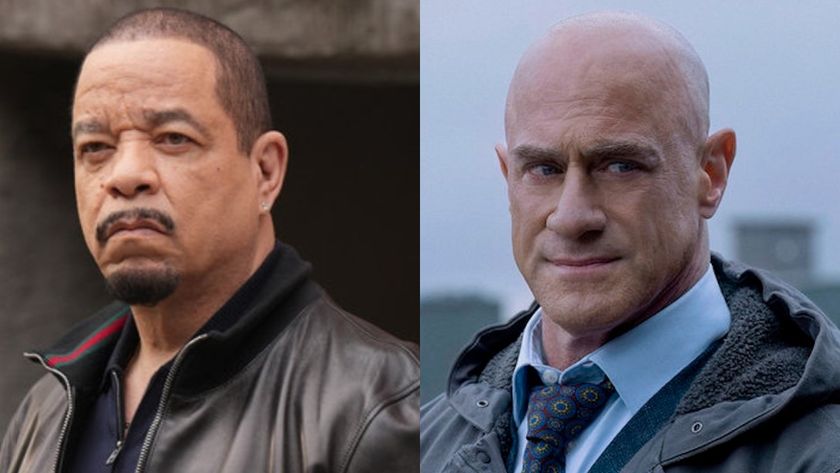 From L to R: Ice-T as Odafin "Fin" Tutuola on Law &amp; Order SVU, Christopher Meloni as Elliot Stabler on Law &amp; Order: Organized Crime.