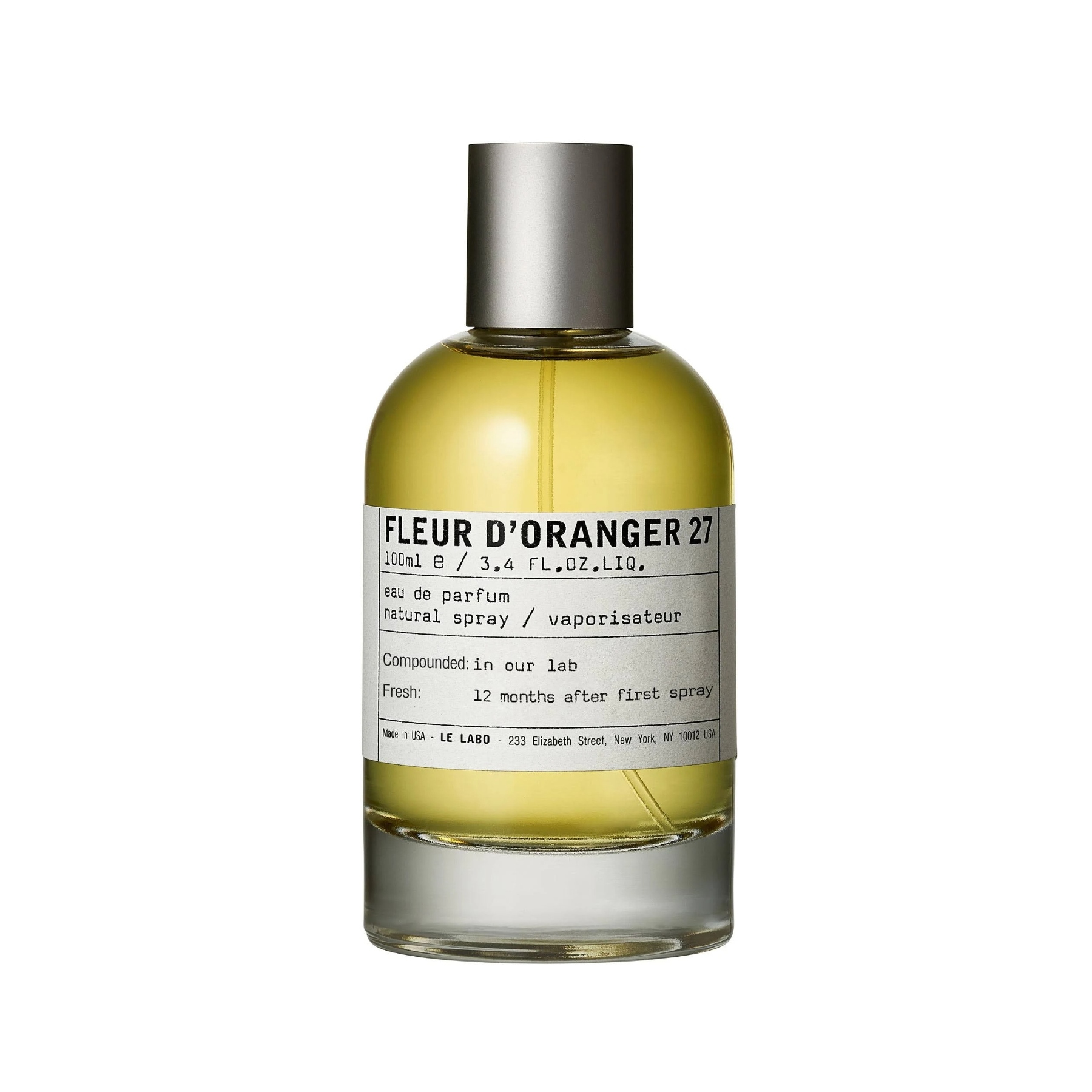 Le Labo Fleur d'Oranger 27 Eau de Parfum