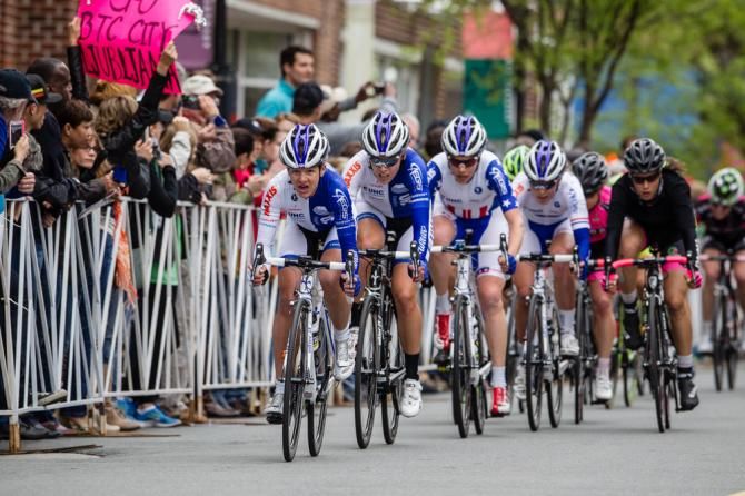 UnitedHealthcare comes to the front with one lap to go.