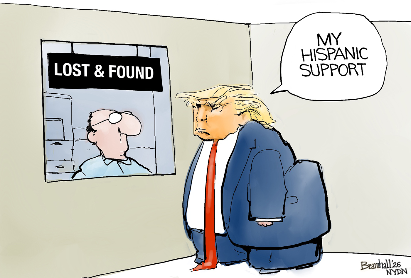Political cartoon