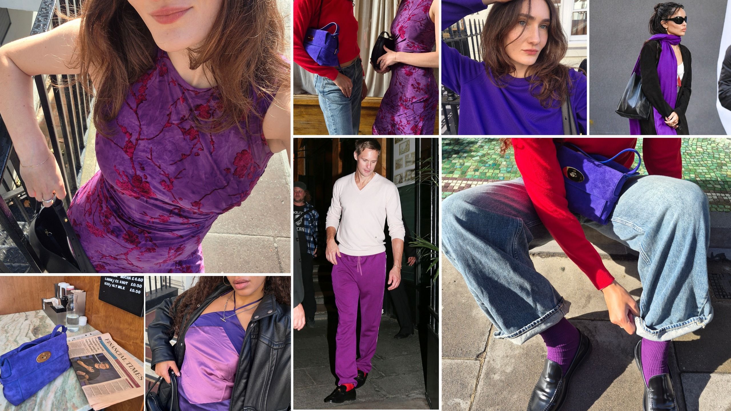 We Try Before You Buy: How Fashion Insiders Are Wearing Purple Now