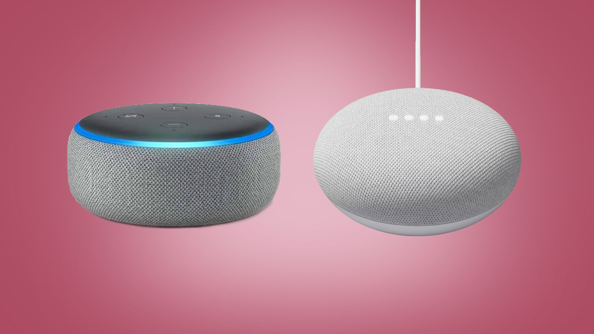 Amazon Echo Dot (2019) vs Google Nest Mini | TechRadar