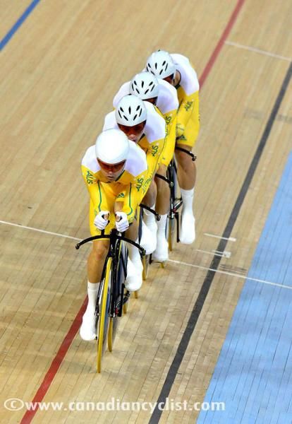 Australia struggled, qualified 2nd but 3 sec behind the Brits