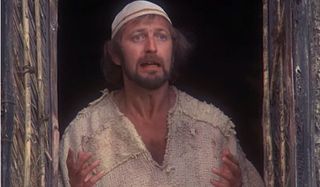 Monty Python's Life of Brian Brian in the window looking exasperated
