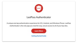 LastPass' information page for its authenticator app