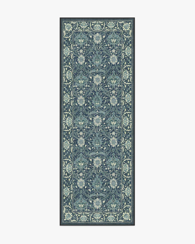 Ruggable x Morris &amp;amp; Co., Montreal Sapphire Blue Rug
