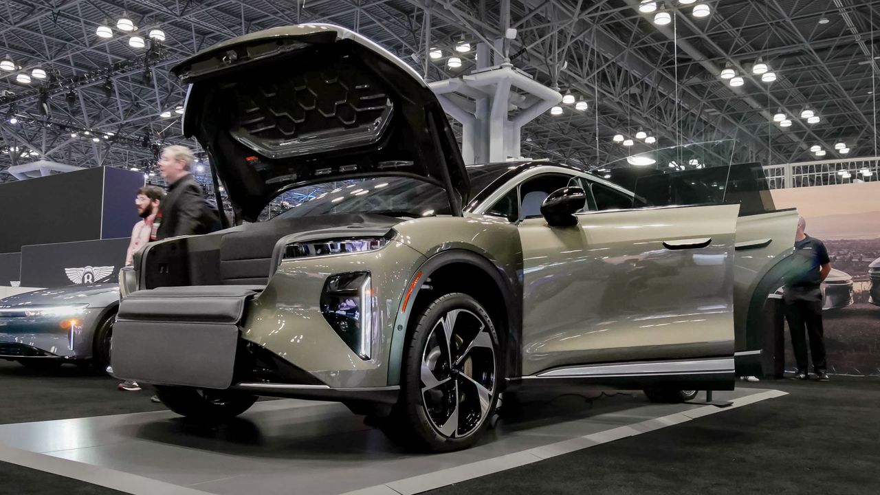 2025 Lucid Gravity at New York Auto Show 2025.