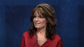 Sarah Palin in 2012 CPAC conference