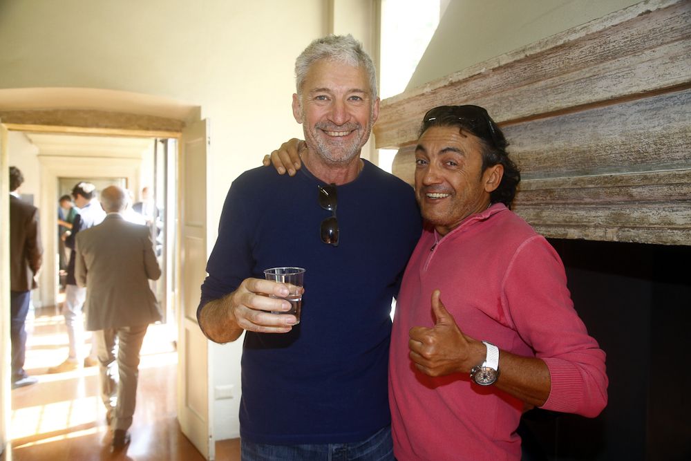 Franck Boifava and Claudio Chiappucci