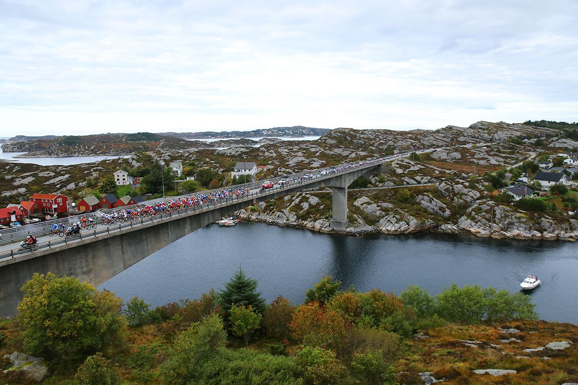 The elite men's road race at the UCI Road World Championships in Bergen, Norway