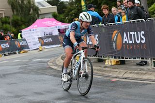 Lauretta Hanson focussed on holding onto a podium position at the Australian Road Championships