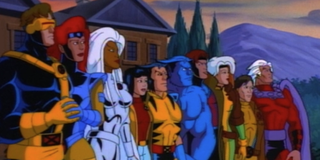 The X-Men assembled in the cartoon series