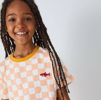 John Lewis ANYDAY Checkerboard Shark Dress, £12.00 - £16.00 | John Lewis