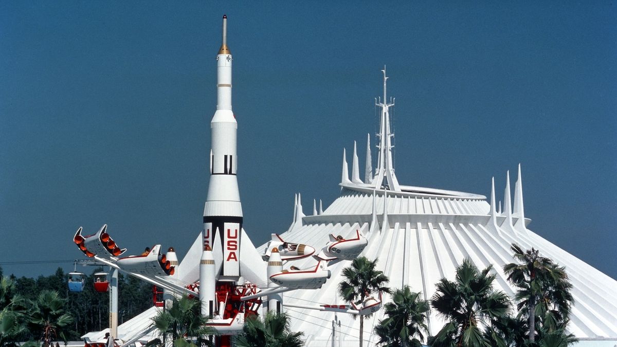 Tomorrowland at Walt Disney World in 1976