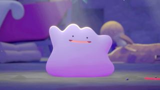 Ditto waits to transform at the Pokemon Pokopia release time.
