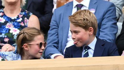 Prince George and Princess Charlotte at Wimbledon