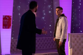 Ste Hay and James Nightingale in Hollyoaks.
