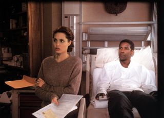 angelina jolie and denzel washington in The bone collector