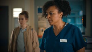 Jaye Jacobs plays Donna Jackson in Holby City