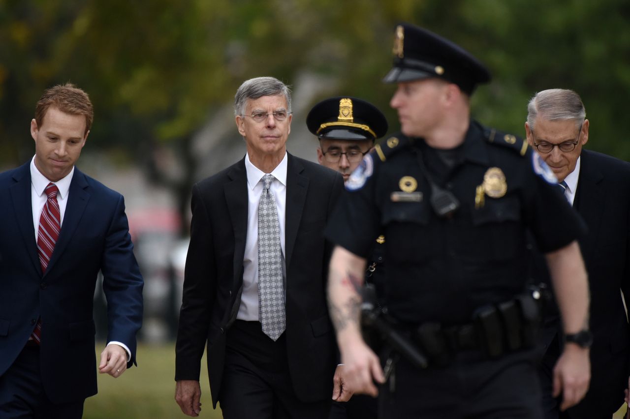 Bill Taylor arrives at the Capitol