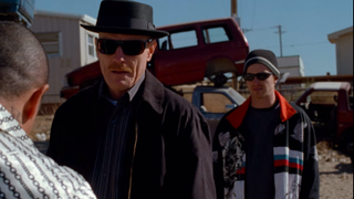 Bryan Cranston and Jesse Pinkman in Breaking Bad