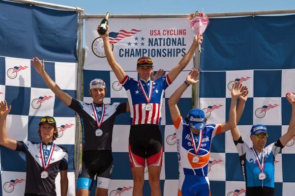 Men's short track podium.