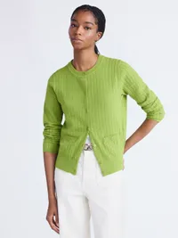 Free Assembly Cozy Yarn Welt Pocket Cable Cardigan (Women’s)