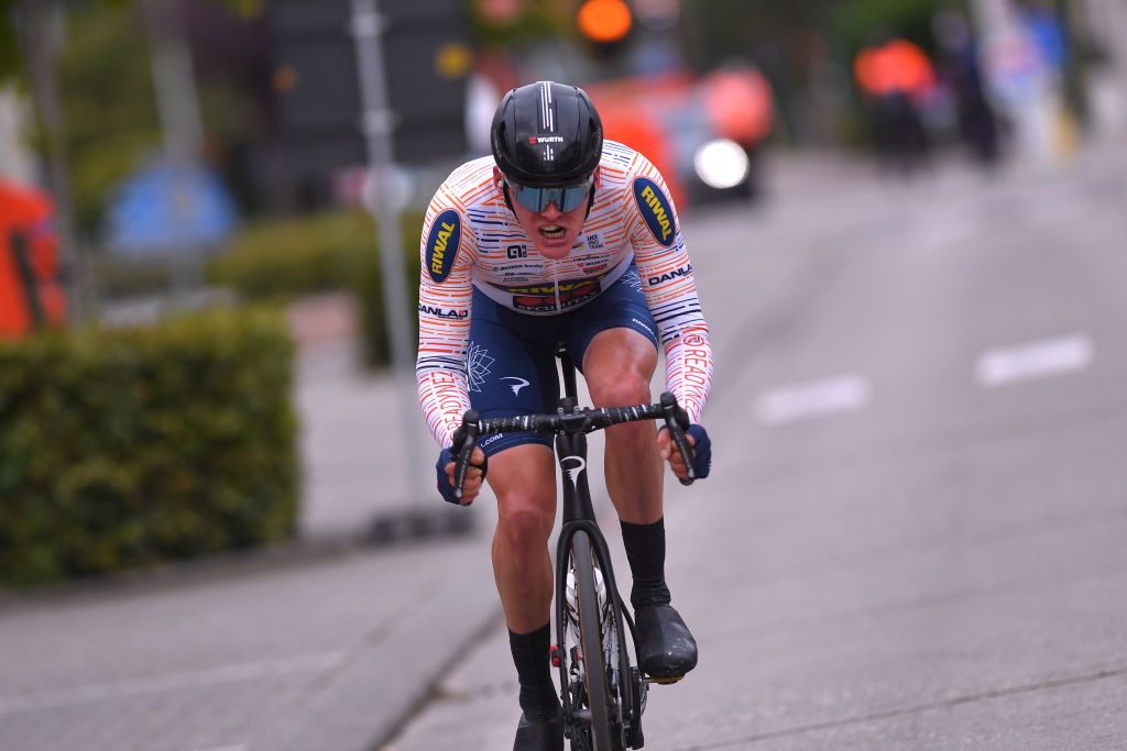 SCHOTEN BELGIUM OCTOBER 14 Piotr Havik of Netherlands and Team Riwal Securitas Breakaway during the 108th Scheldeprijs 2020 a 1733km stage from Schoten to Schoten Scheldeprijs FlandersClassic SP20 on October 14 2020 in Schoten Belgium Photo by Luc ClaessenGetty Images