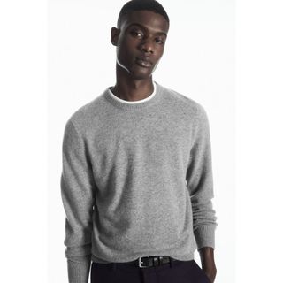 christmas gifts for him grey cashmere jumper