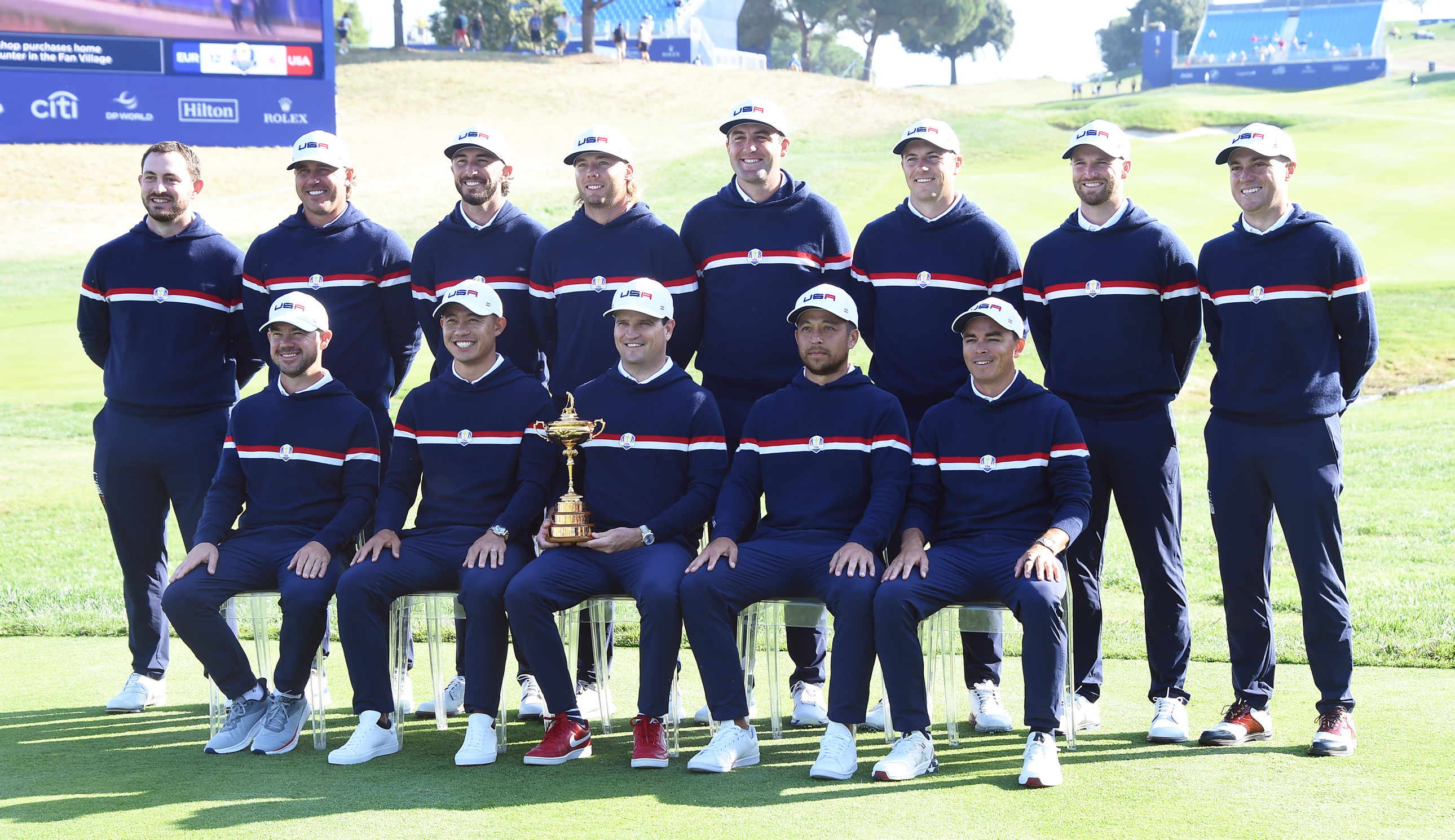 Team USA pose for a photo during the 2023 Ryder Cup