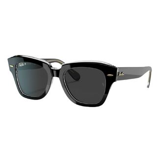 Pair of square lens black Ray Ban sunglasses