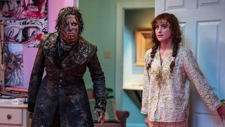 Cole Sprouse and Kathryn Newton in "Lisa Frankenstein"