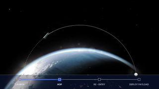 Container-launched cargo rocket promises 250 kg deliveries 750 km away in 15 minutes