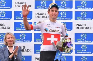 Silvan Dillier (AG2R La Mondiale) second at 2018 Paris-Roubaix
