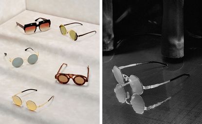 Side-by-side images of different design and styles of spectacles. 