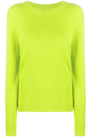 lime green sweater