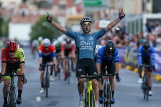 Matthew Rice (ARA Pro-Racing Sunshine Coast) wins the criterium title at the 2021 Australian Road Championships