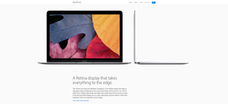Apple uses whitespace to focus attention on its gorgeous products
