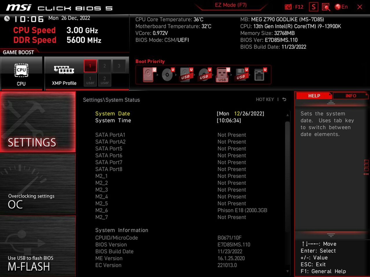 MSI MEG z790 Godlike