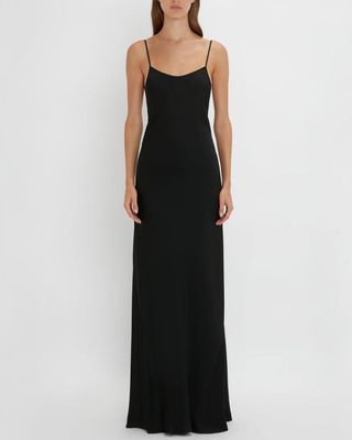 Victoria Beckham, Floor-Length Cami Dress in Black