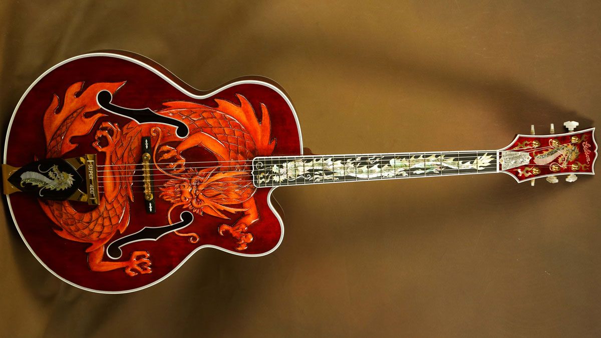 Gibson China Dragon Super 400 archtop guitar