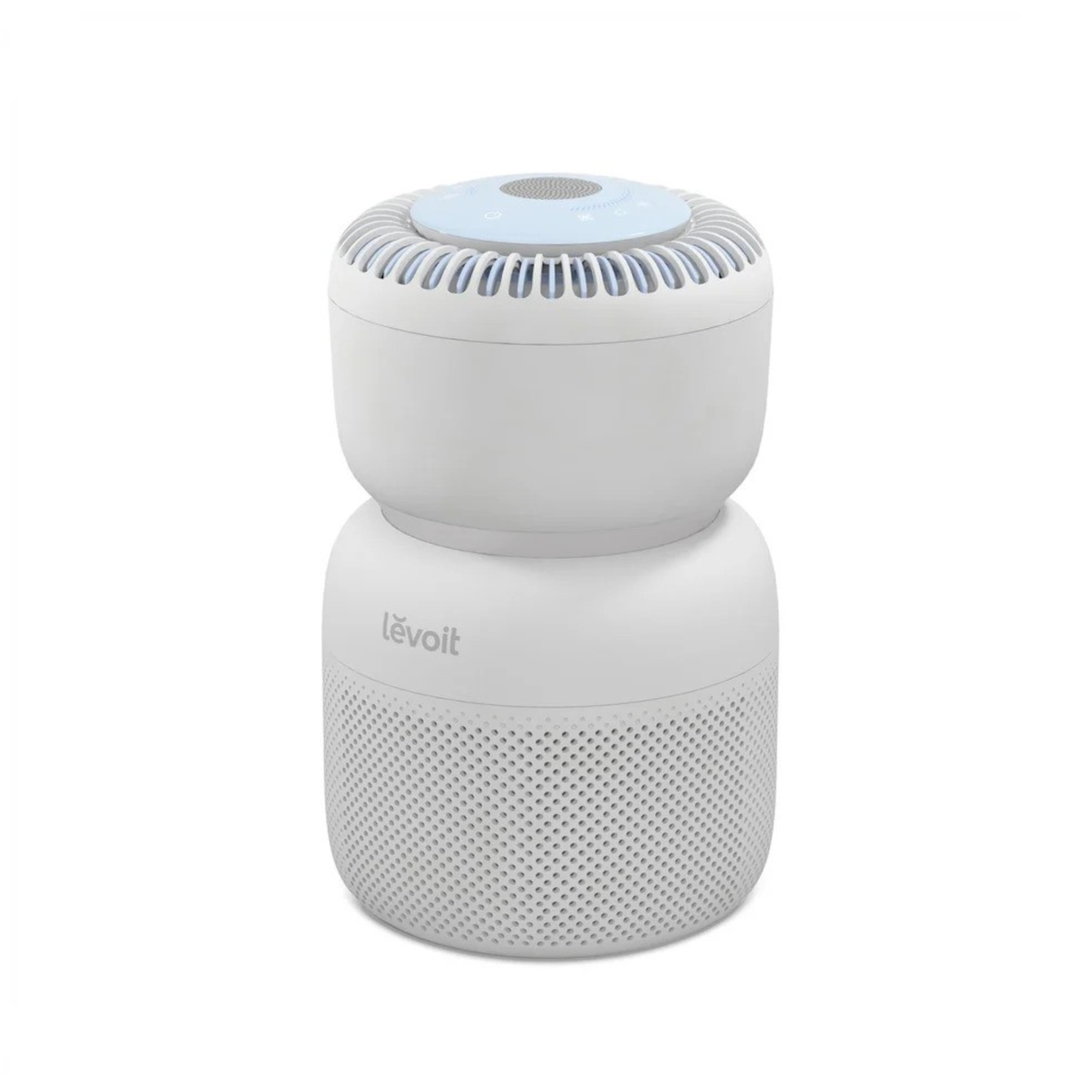 levoit sprout air purifier on a white background