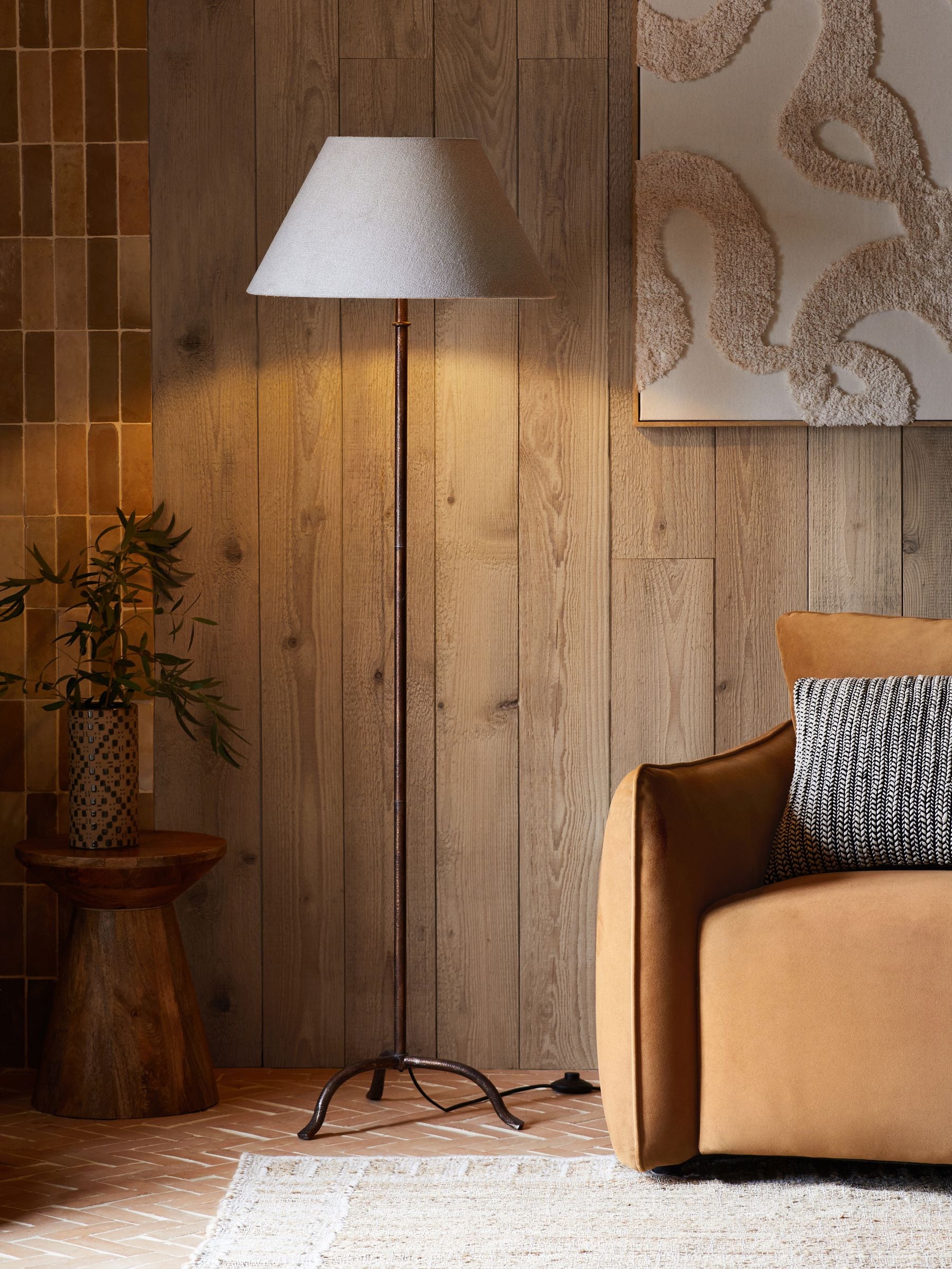 Brass Spencer Floor Lamp